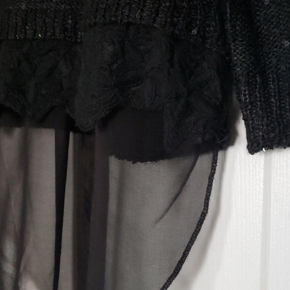 delicate KATSUMI sparkle and lace sweater - Picture 6 of 11